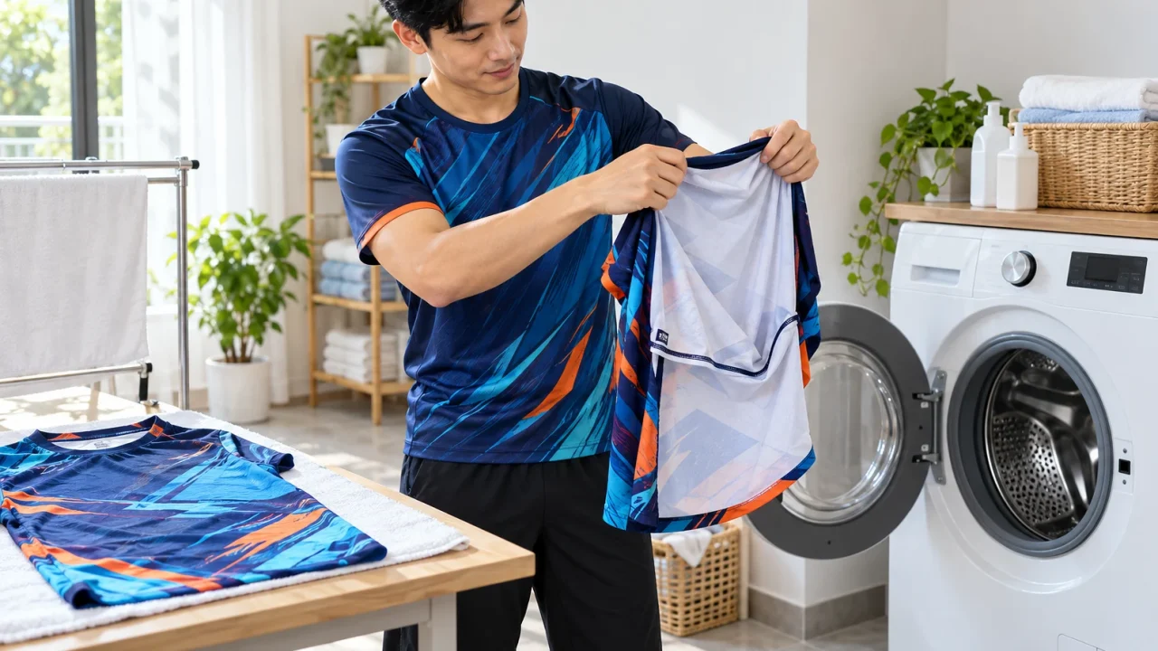 Giặt và bảo quản áo in chuyển nhiệt bền màu