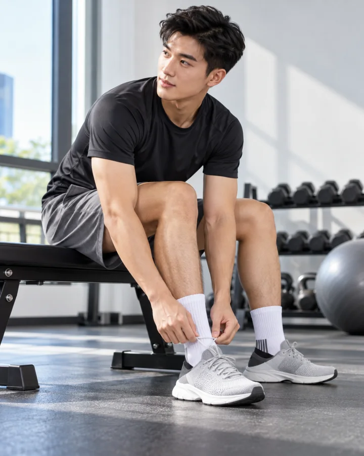 TẤT THỂ THAO CAO CẤP – BẢO VỆ CHÂN, TỐI ƯU HIỆU SUẤT – Cổ cao