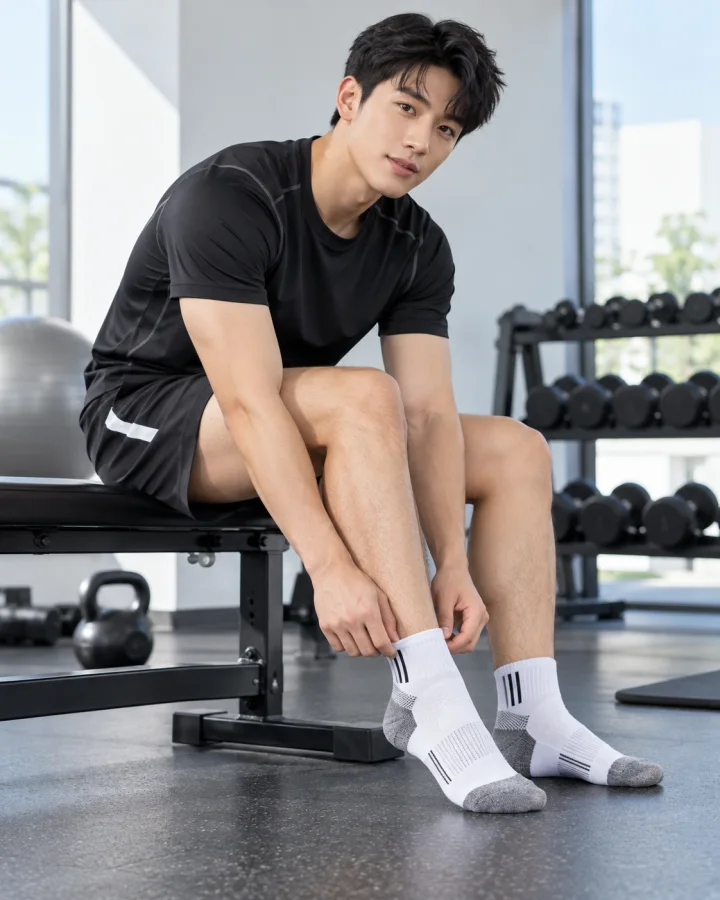 TẤT THỂ THAO CAO CẤP – BẢO VỆ CHÂN, TỐI ƯU HIỆU SUẤT – Cổ cao Mẫu 236
