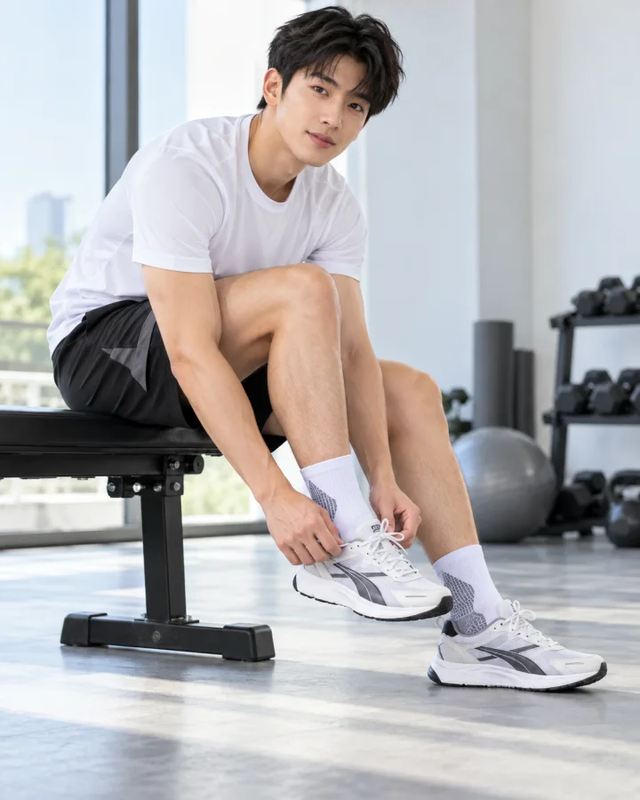 TẤT THỂ THAO CAO CẤP – BẢO VỆ CHÂN, TỐI ƯU HIỆU SUẤT – Cổ cao Mẫu 240