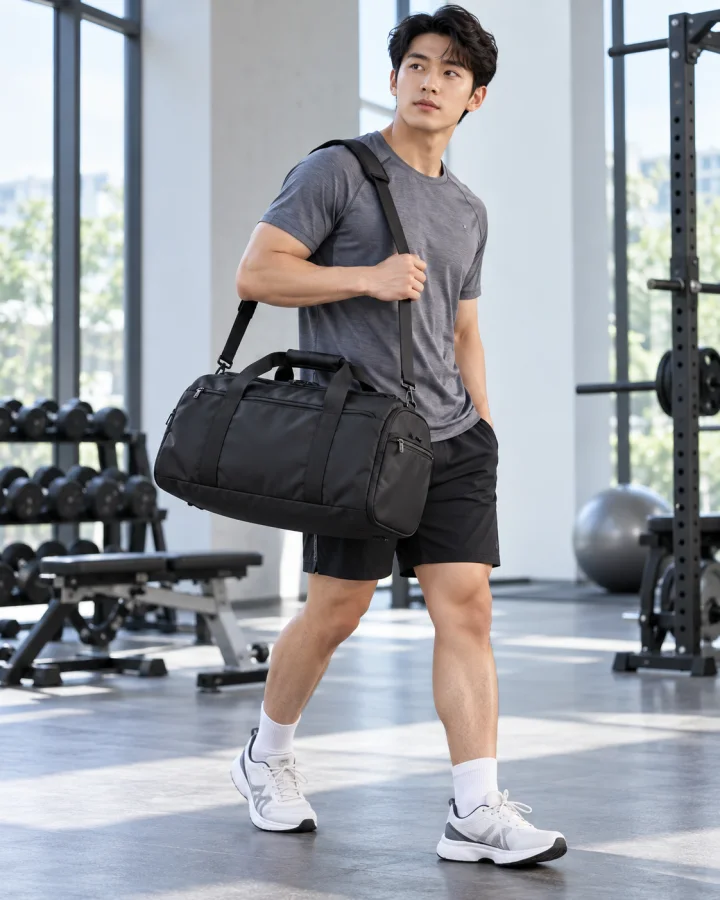 Túi thể thao T02 màu Đen – Chống nước nhẹ