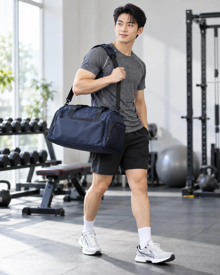 Túi thể thao T02 màu Xanh Than – Chống nước nhẹ