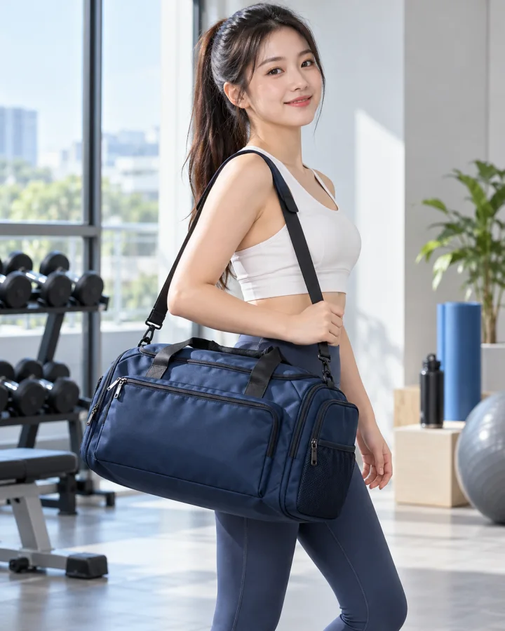 Túi thể thao T02 màu Xanh Dương – Nhiều ngăn