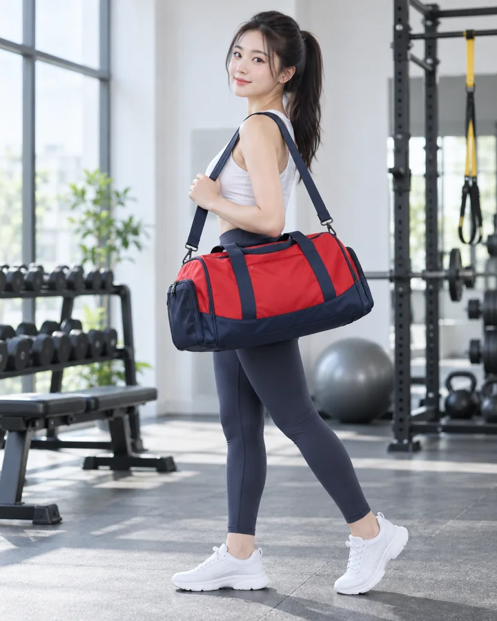 Túi thể thao T01 màu Đỏ – Màu navy