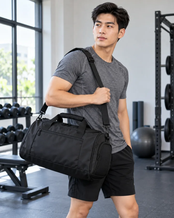 Túi thể thao T01 màu Đen – Chống nước nhẹ