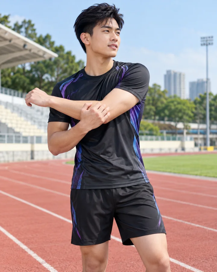 Áo thể thao ATT2 màu Đen – Nhanh khô