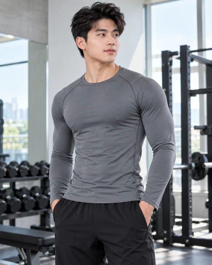 Áo Body Cao Cấp WARMCORE-1 Giữ Nhiệt, Co Giãn 4 Chiều, Chống Nhăn Màu Xám – Vải giữ