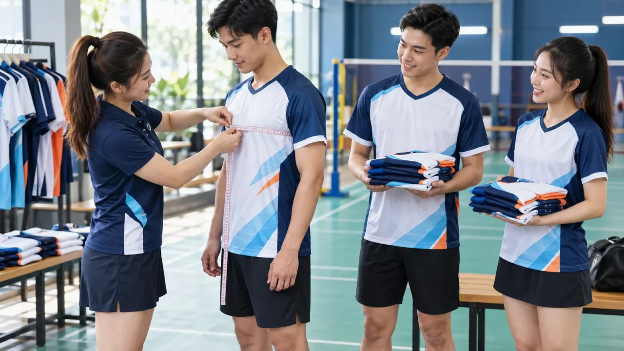 Cách gom size áo cầu lông cho đội nhóm ít sai lệch