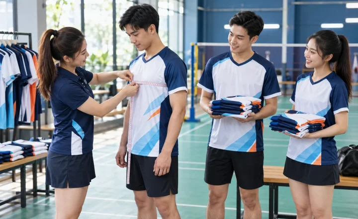 Cách gom size áo cầu lông cho đội nhóm ít sai lệch